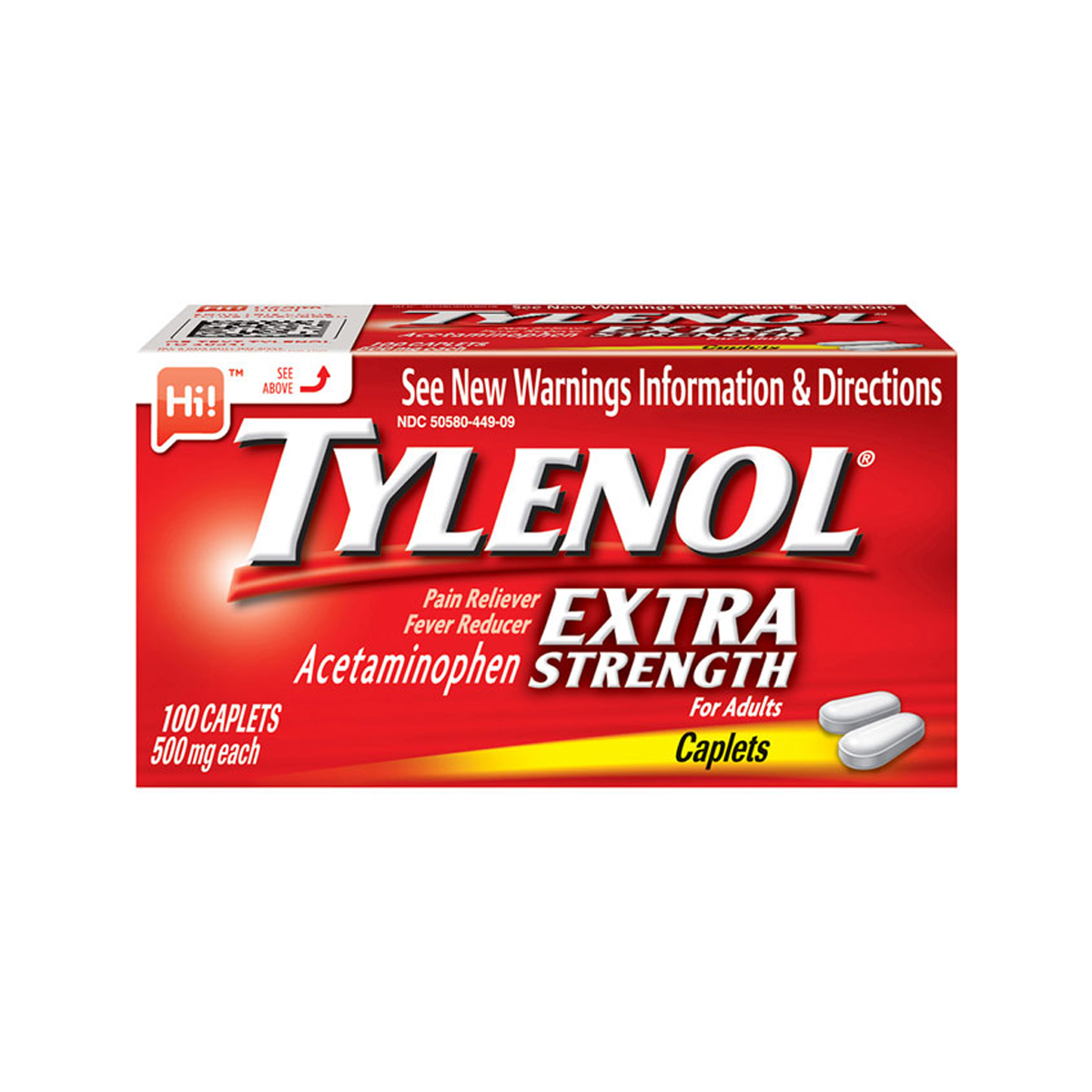 Acetaminophen Extra Strength (Tylenol®)